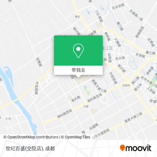 世纪百盛(交院店)地图