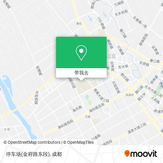 停车场(金府路东段)地图