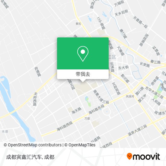 成都寅鑫汇汽车地图