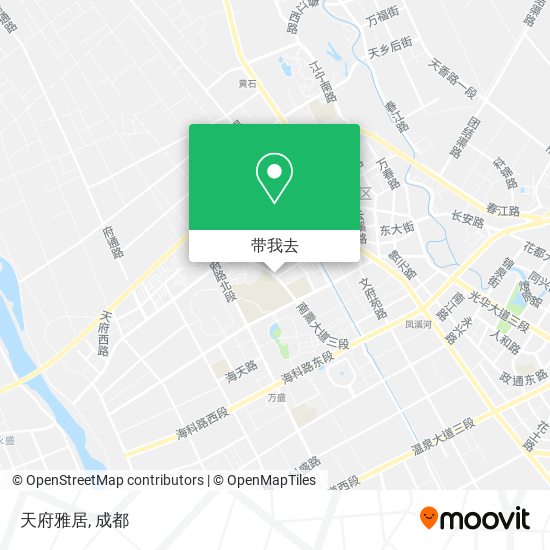 天府雅居地图
