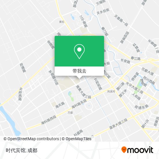 时代宾馆地图