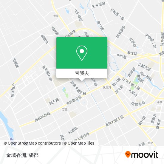 金域香洲地图