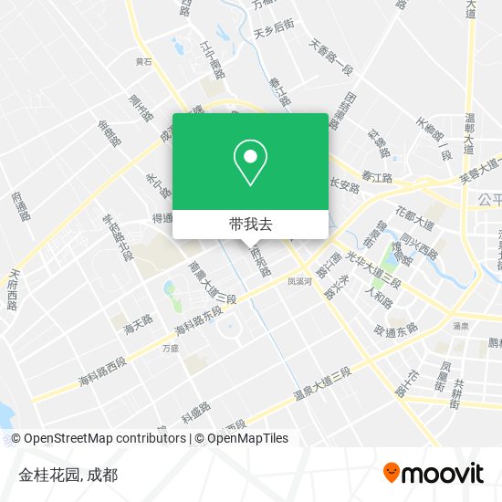 金桂花园地图