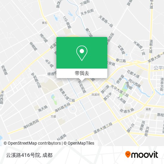 云溪路416号院地图