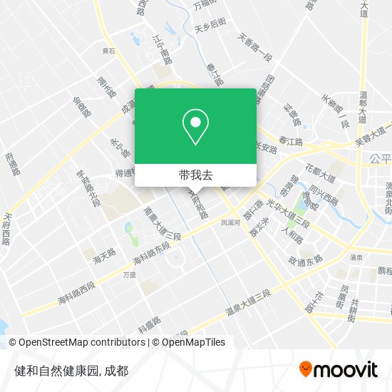 健和自然健康园地图