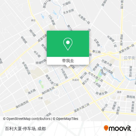 百利大厦-停车场地图