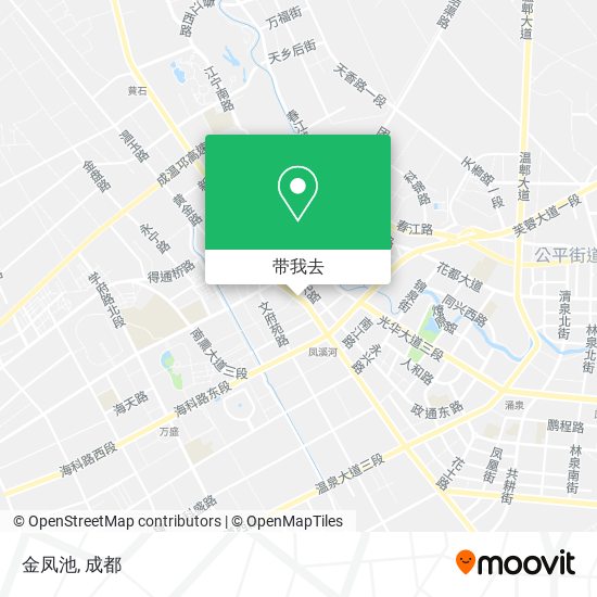金凤池地图