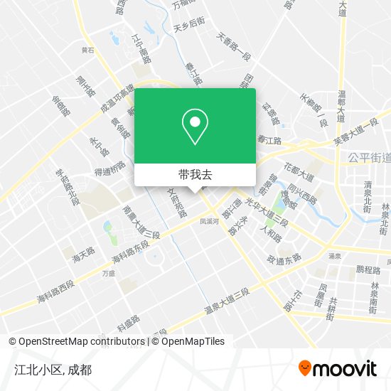 江北小区地图