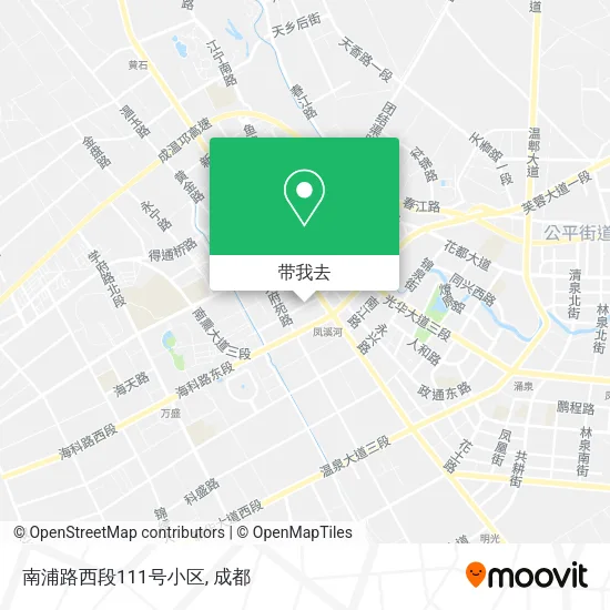 南浦路西段111号小区地图