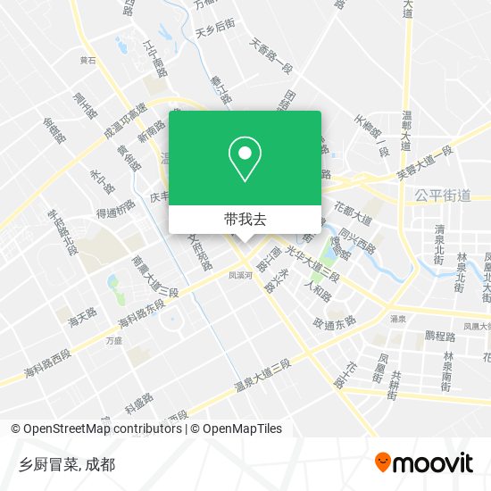 乡厨冒菜地图