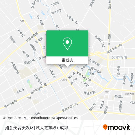 如意美容美发(柳城大道东段)地图
