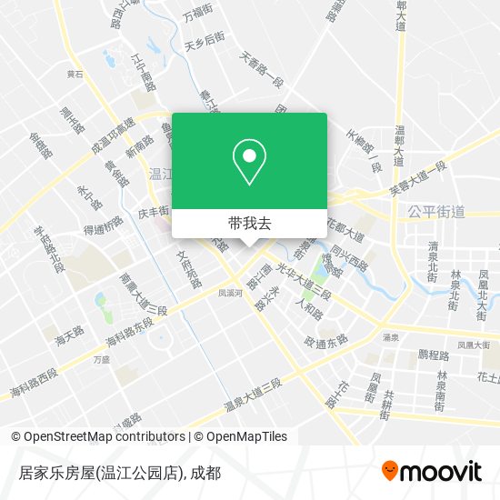 居家乐房屋(温江公园店)地图