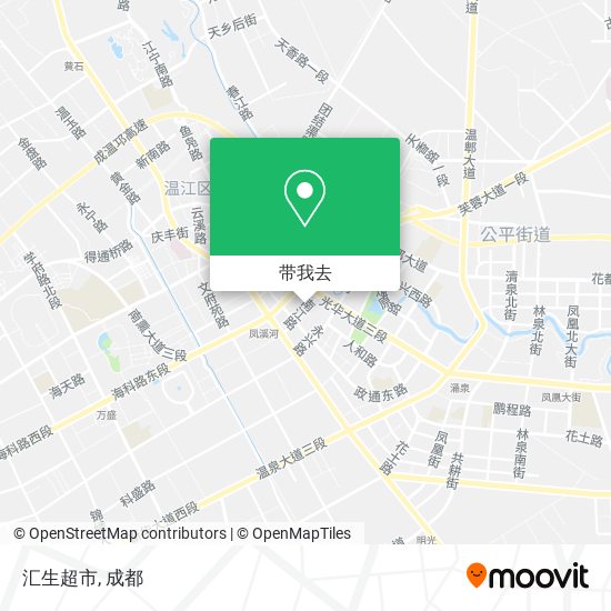 汇生超市地图