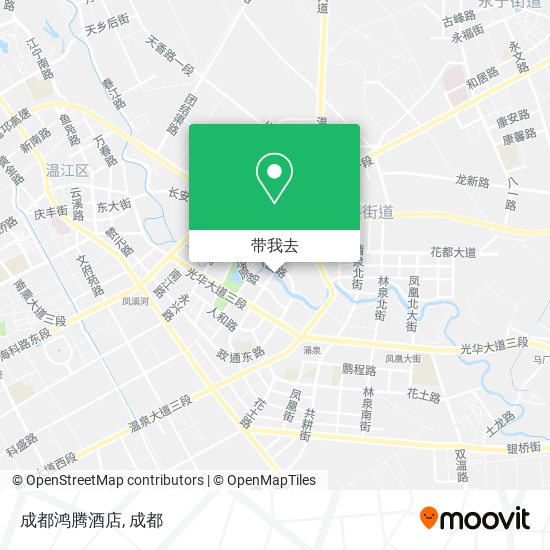 成都鸿腾酒店地图