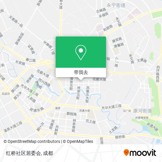 红桥社区居委会地图