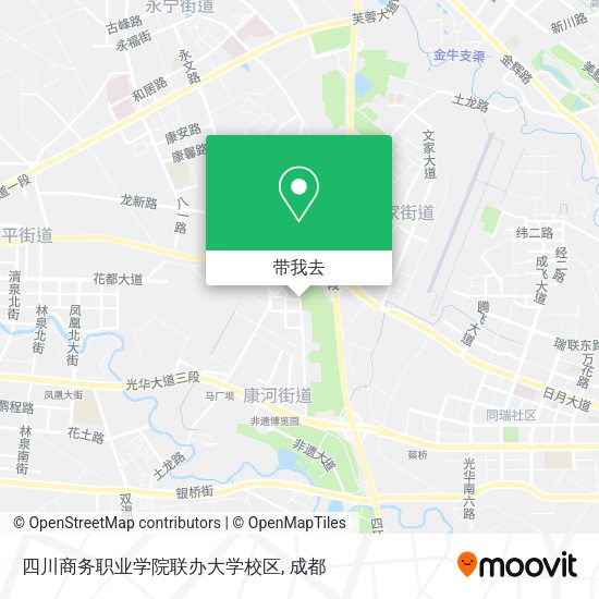 四川商务职业学院联办大学校区地图