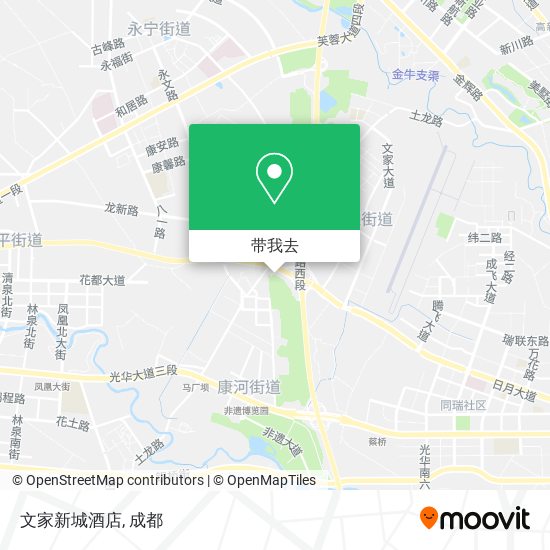 文家新城酒店地图