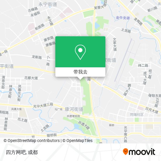 四方网吧地图