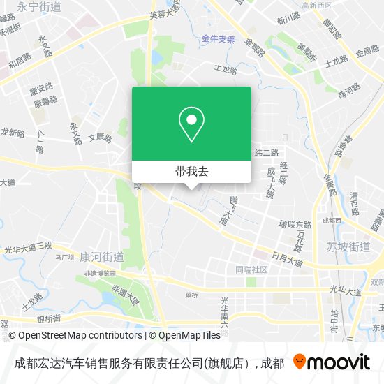 成都宏达汽车销售服务有限责任公司地图