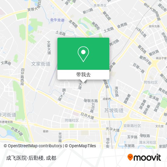成飞医院-后勤楼地图