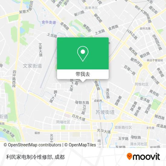 利民家电制冷维修部地图