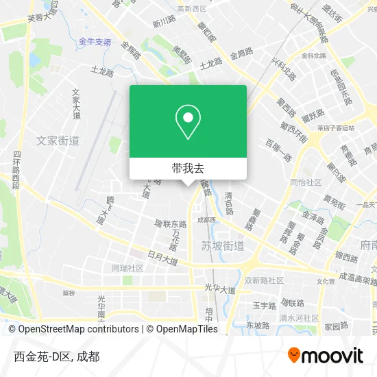 西金苑-D区地图