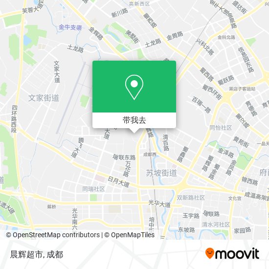 晨辉超市地图