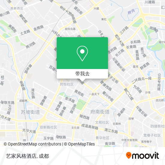 艺家风格酒店地图