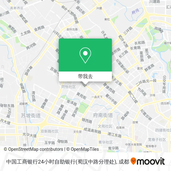 中国工商银行24小时自助银行(蜀汉中路分理处)地图