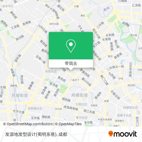 发源地发型设计(蜀明东巷)地图