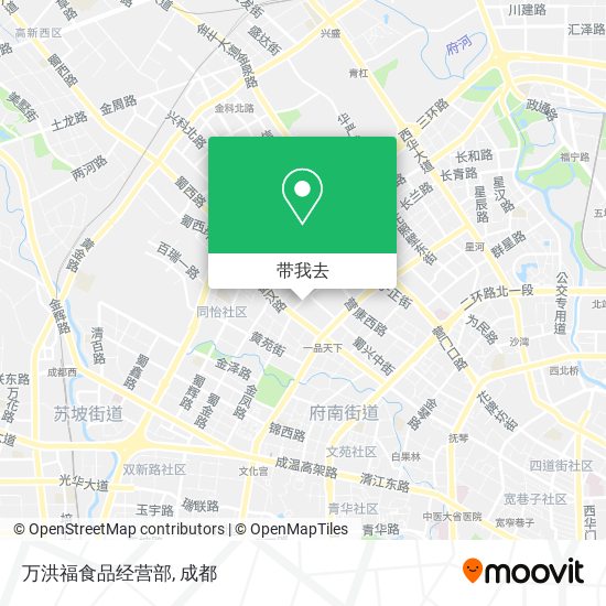 万洪福食品经营部地图