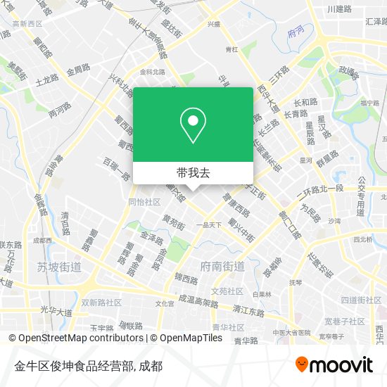 金牛区俊坤食品经营部地图