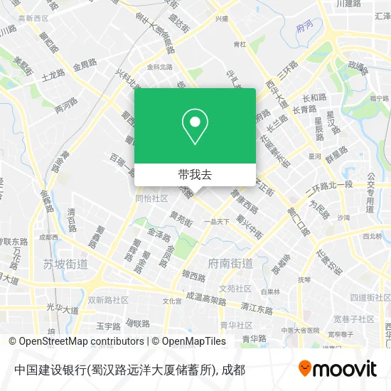 中国建设银行(蜀汉路远洋大厦储蓄所)地图