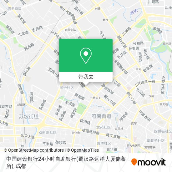 中国建设银行24小时自助银行(蜀汉路远洋大厦储蓄所)地图