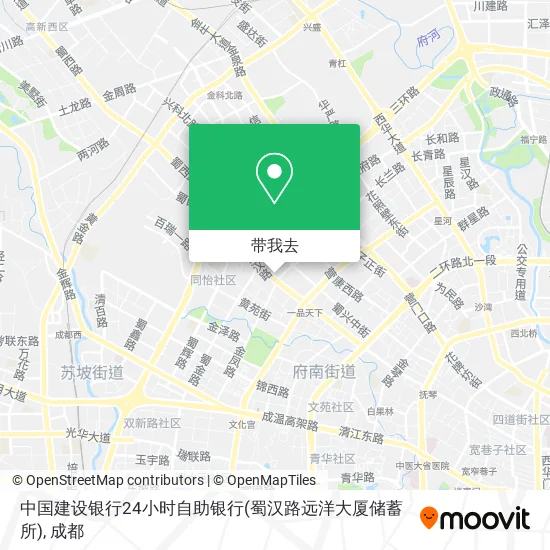 中国建设银行24小时自助银行(蜀汉路远洋大厦储蓄所)地图