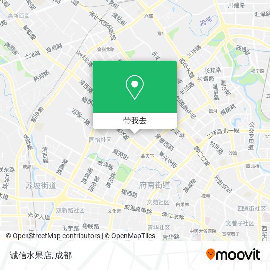 诚信水果店地图