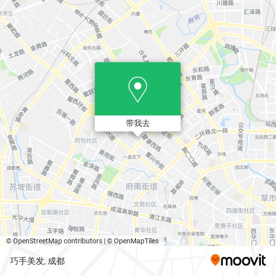 巧手美发地图