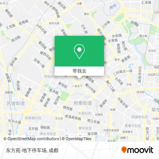 东方苑-地下停车场地图