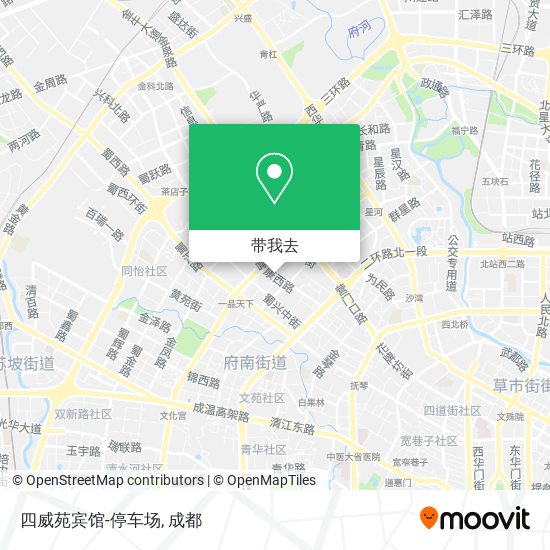 四威苑宾馆-停车场地图