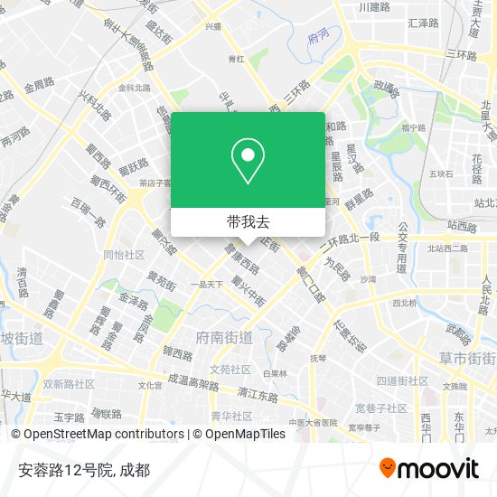 安蓉路12号院地图