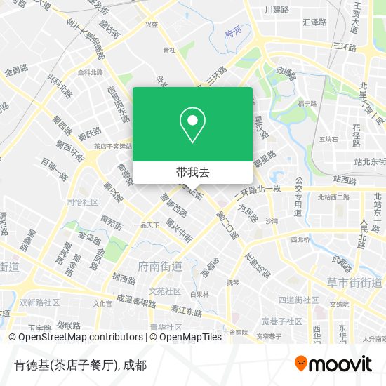 肯德基(茶店子餐厅)地图