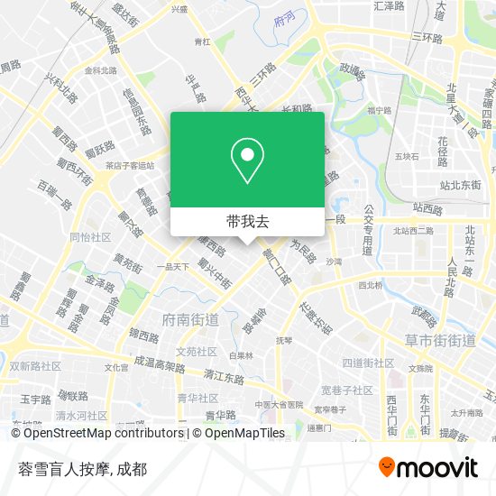 蓉雪盲人按摩地图
