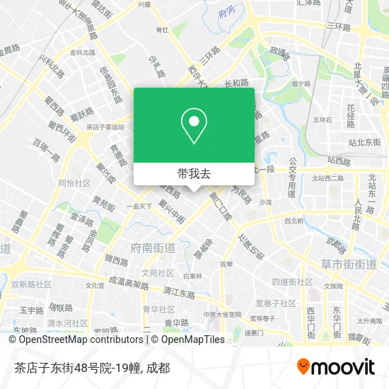 茶店子东街48号院-19幢地图