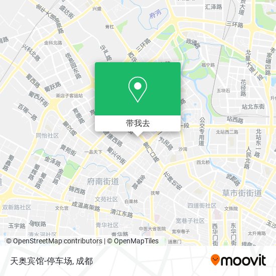 天奥宾馆-停车场地图