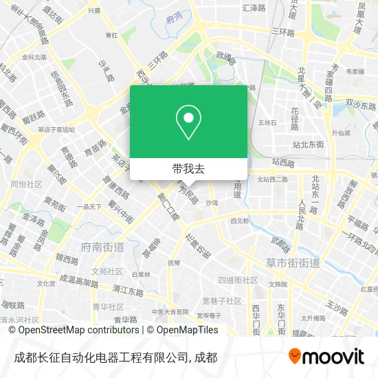 成都长征自动化电器工程有限公司地图