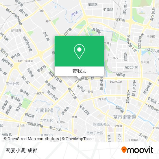 蜀宴小调地图