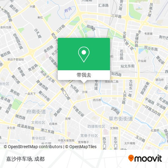嘉沙停车场地图