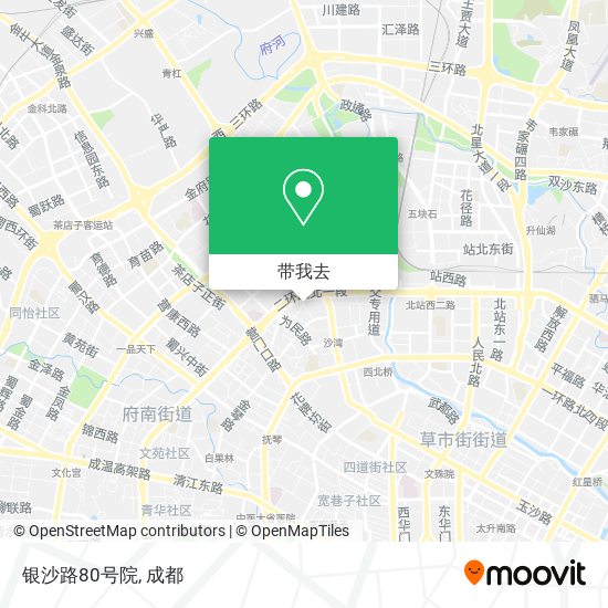 银沙路80号院地图
