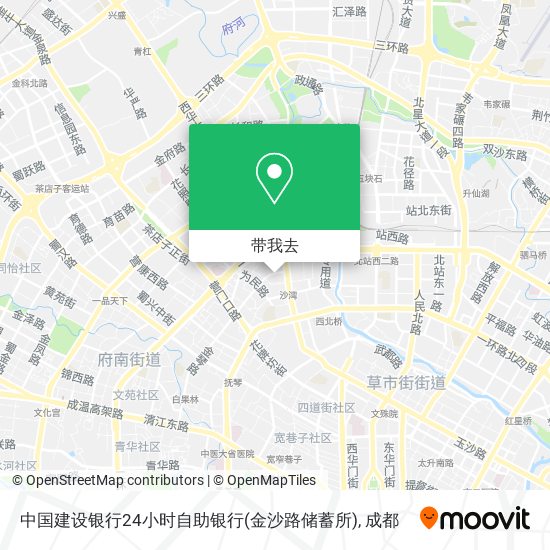 中国建设银行24小时自助银行(金沙路储蓄所)地图