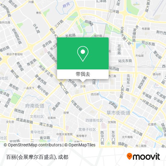 百丽(会展摩尔百盛店)地图